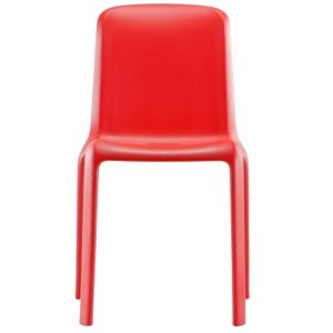 Pedrali Červená plastová jídelní židle Snow 300  - Výška80
