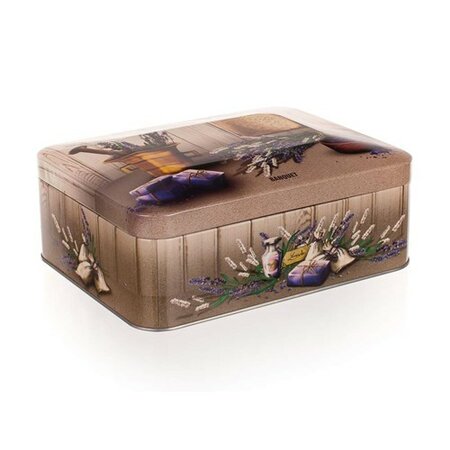 BANQUET LAVENDER Plechovka - box na čaj 24LAVRCT002  - -