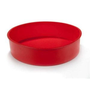 BANQUET Culinaria Silikonový dort červený 24 cm  - Barvačervená-