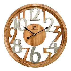Lowell 21538 designové nástěnné hodiny  - Barvahnědá-