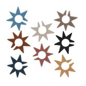 Orion Rozlišovač sil. na sklenice hvězdy 8 ks  - Barvamix barev-