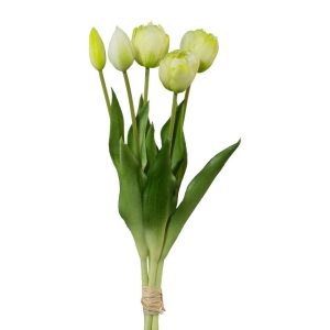 Umělý svazek tulipánů 5 ks