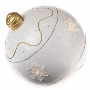 Vánoční LED dekorace Ball bílá