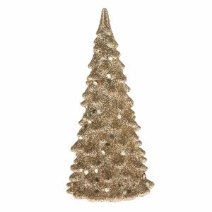 Vánoční LED stromek Douglas zlatá