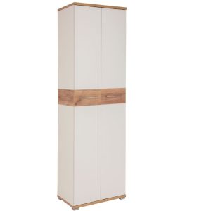 Přírodní dřevěná skříň GEMA Torax 199 x 59 cm  - Výška199 cm- Šířka 59 cm