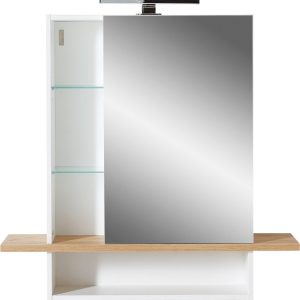 Bílá zrcadlová skříňka GEMA Numenor 91 x 90 cm  - Výška91 cm- Šířka 90 cm