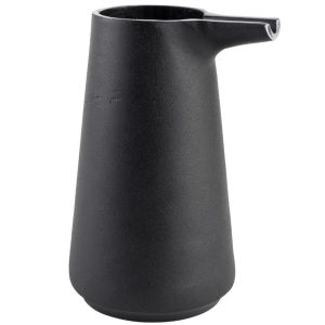 Černá váza ZUIVER FARMA 17 cm  - Výška17 cm- Šířka 10 cm