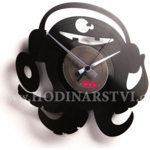 Hodiny Discoclock 040 DJ Pauly Po 30cm