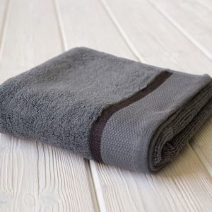 Jerry Fabrics Bavlněný froté ručník COLOR 50x100 cm - Tmavě šedý  - MateriálBavlna- Materiál Froté