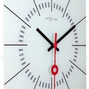 Designové nástěnné hodiny 8636wi Nextime Stazione 35cm