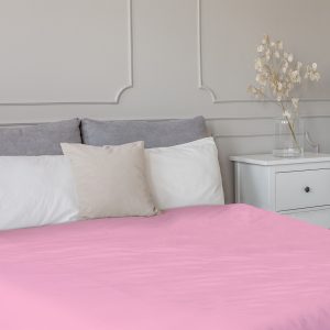 TipTrade Prostěradlo Jersey MAKO 160x200 cm - Růžová  - MateriálBavlna- Materiál Jersey