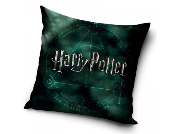 Carbotex Povlak na polštářek 40x40 cm -  Harry Potter Magic  - BarvaZelené- Materiál Polyester