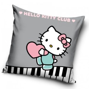 Carbotex Povlak na polštářek 40x40 cm - Hello Kitty Love piano  - MateriálPolyester- Rozměr 40 x 40 cm