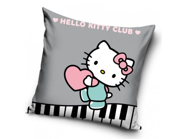 Carbotex Povlak na polštářek 40x40 cm - Hello Kitty Love piano  - MateriálPolyester- Rozměr 40 x 40 cm