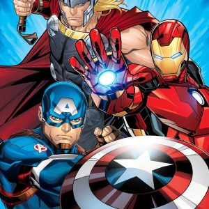 Jerry Fabrics Deka mikroflanel 100x150 cm - Avengers "Heroes 02"  - MateriálPolyester- Rozměr 100 x 150 cm