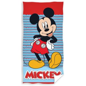 TipTrade Bavlněná froté osuška 70x140 cm - Mickey Mouse Vždy s úsměvem  - MateriálBavlna- Materiál Froté