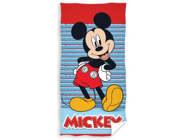 TipTrade Bavlněná froté osuška 70x140 cm - Mickey Mouse Vždy s úsměvem  - MateriálBavlna- Materiál Froté