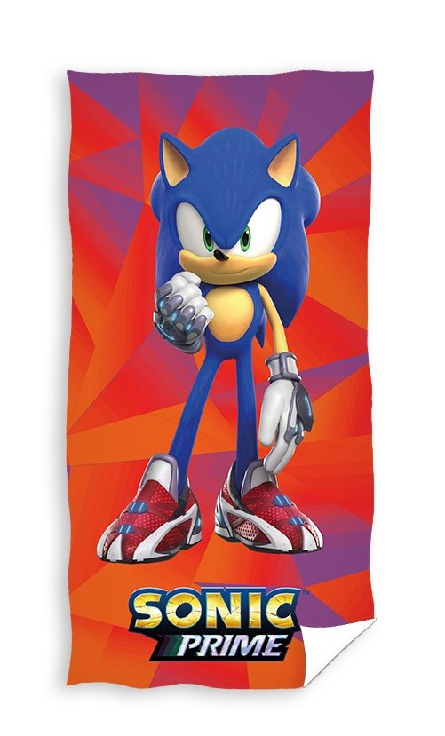 TipTrade Bavlněná froté osuška 70x140 cm - Ježek Sonic Prime  - MateriálBavlna- Materiál Froté