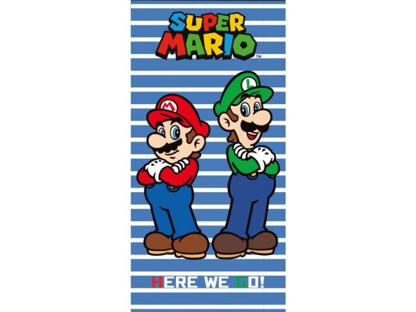 TipTrade Bavlněná froté  osuška 70x140 cm - Super Mario a Luigi  - MateriálBavlna- Materiál Froté