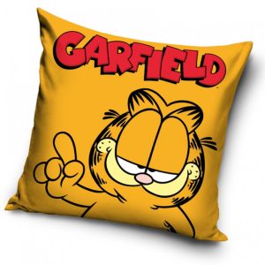 Carbotex Povlak na polštářek 40x40 cm - Kocour Garfield  - BarvaOranžové- Materiál Polyester