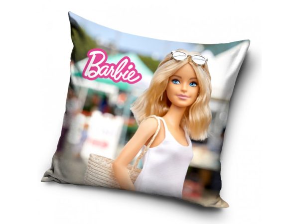 Carbotex Povlak na polštářek 40x40 cm - Barbie Panenka z Barbielandu  - BarvaBílé- Materiál Polyester
