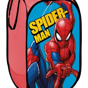 Arditex Úložný koš na hračky Spiderman  - BarvaModré- Barva Červené