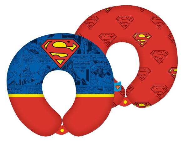 Arditex Cestovní polštářek Superman  - BarvaModré- Barva Červené