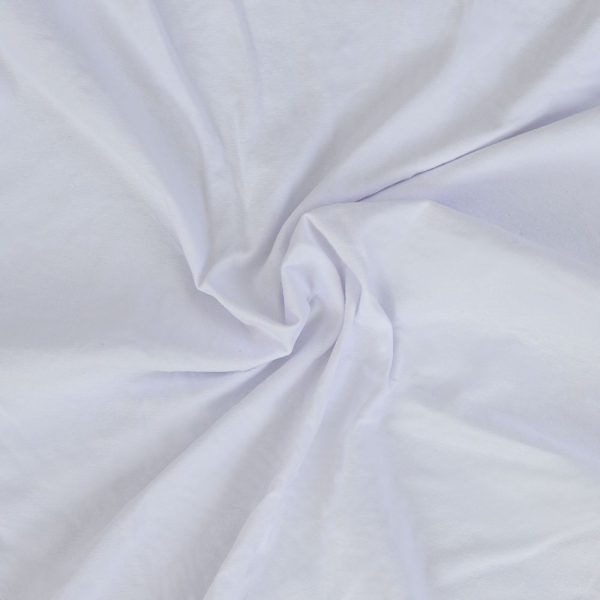 Kvalitex Luxusní bavlněné JERSEY prostěradlo s lycrou 90x200 cm - bílá  - MateriálBavlna- Barva Bílé