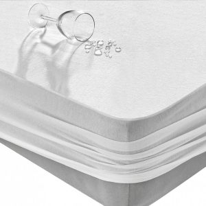 TipTrade Nepropustné jersey prostěradlo na matrace 220x200 cm  - MateriálBavlna- Barva Bílé