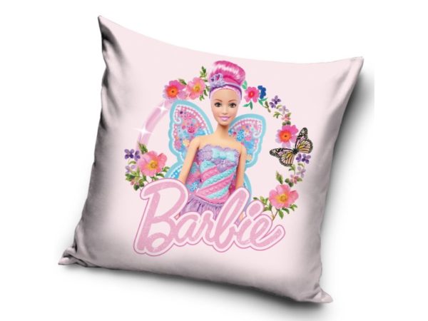 Carbotex Povlak na polštářek 40x40 cm - Barbie Motýlí princezna  - MateriálPolyester- Barva Růžové