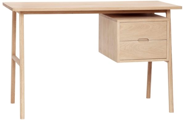 Dubový pracovní stůl Hübsch Architect 120 x 57 cm  - Šířka120 cm- Výška 75 cm