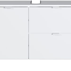 Bílá umyvadlová skříňka GEMA Melissa 80 x 34 cm  - Šířka80 cm- Výška 56 cm