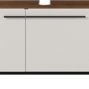 Krémově bílá umyvadlová skříňka GEMA Chonk 80 x 34 cm  - Výška59 cm- Šířka 80 cm