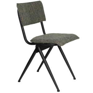 Zelená čalouněná jídelní židle DUTCHBONE NEW WILLOW  - Výška82