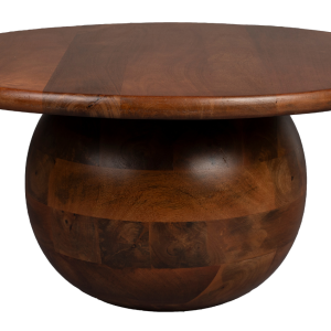 Dřevěný konferenční stolek DUTCHBONE OBLIVIAN 70 cm  - Výška35 cm- Šířka 70 cm