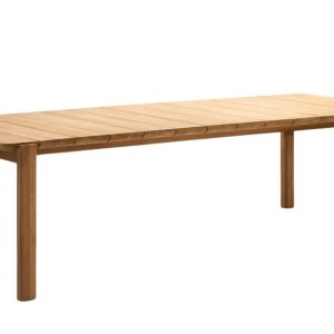 Teakový zahradní stůl Kave Home Icaro 280 x 112 cm  - Výška76 cm- Šířka 280 cm