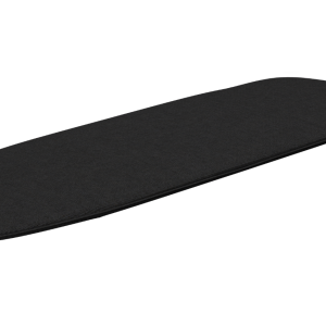 Černý podsedák HOUE Paon 100 x 40 cm  - Výška2 cm- Šířka 100 cm