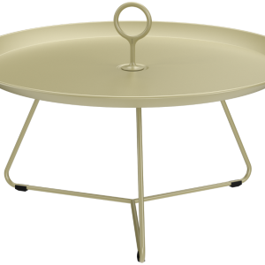 Světle zelený zahradní konferenční stolek HOUE Eyelet 70 cm  - Výška35/46 cm- Průměr 70 cm