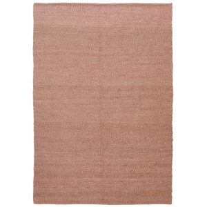 Růžový jutový koberec Kave Home Sallova 160 x 230 cm  - Výška0