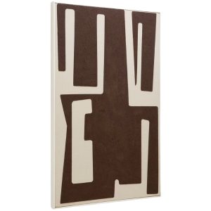Abstraktní obraz Kave Home Salmi 140 x 90 cm  - Výška140 cm- Šířka 90 cm