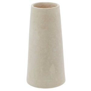 Bílá váza Kave Home Silvara 31 cm  - Výška31 cm- Průměr 16 cm