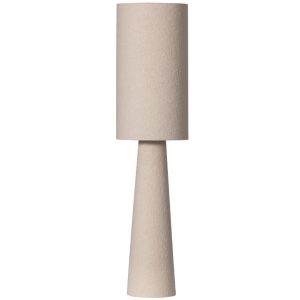 Hoorns Béžová kovová stojací lampa Lofa 90 cm  - Výška90 cm- Průměr 22 cm