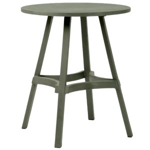 Nardi Zelený plastový zahradní barový stůl Combo 70 cm  - Výška75 cm- Průměr 70 cm