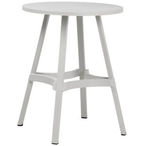 Nardi Bílý plastový zahradní barový stůl Combo 60 cm  - Výška75 cm- Průměr 60 cm