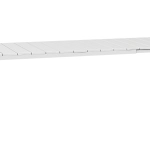 Nardi Bílý rozkládací zahradní stůl Rio 210/280 x 100 cm  - Výška76 cm- Šířka 210/280 cm