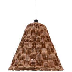 Ratanové stínidlo Kave Home Calvia 60 cm  - Výška50 cm- Průměr 60 cm