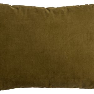 Hoorns Žlutý bavlněný polštář Nira 40 x 60 cm  - Výška40 cm- Šířka 60 cm