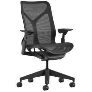 Černá kancelářská židle Herman Miller Cosm M  - Výška98/114 cm- Šířka 73