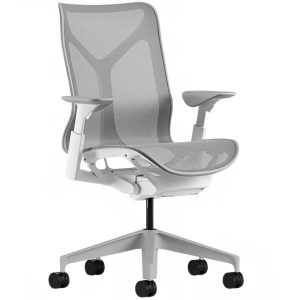 Šedá kancelářská židle Herman Miller Cosm M  - Výška98/114 cm- Šířka 73