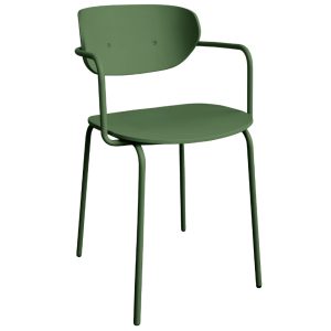Zelená jídelní židle Hübsch Arch  - Výška82 cm- Šířka 48 cm
